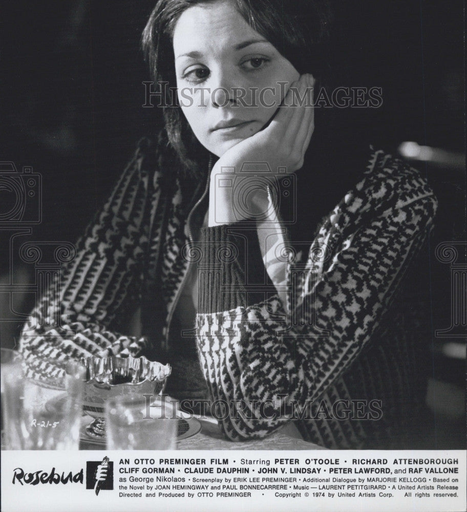 1975 Press Photo Kim Cattrall in "Rosebud" - Historic Images
