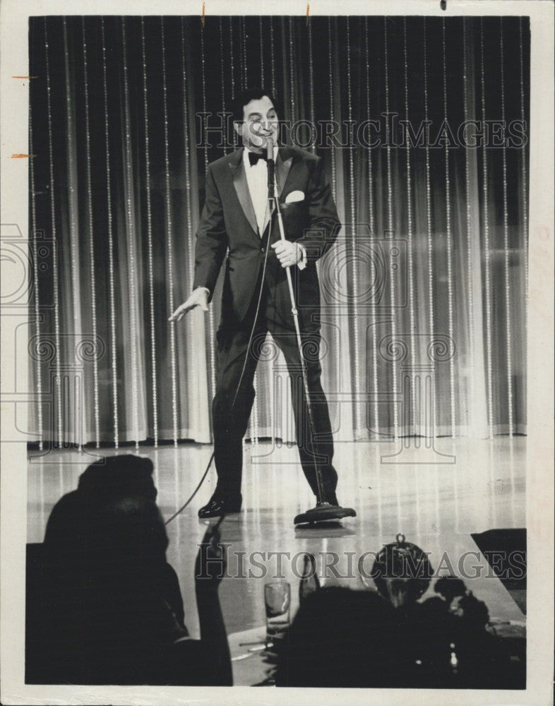 1968 Press Photo Comedian Danny Thomas Entertaining in  Thomas at Tahoe&quot; - Historic Images