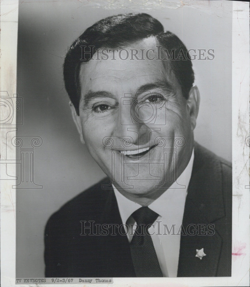 1968 Press Photo TV Personality Danny Thomas - Historic Images