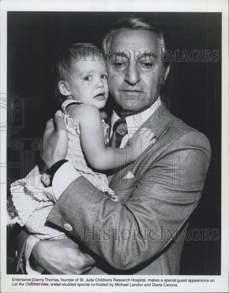 Entertainer Danny Thomas for St Jude Children Research Hospital 1980 Entertainer Danny Thomas for St Jude Children Research Hospital 1980
