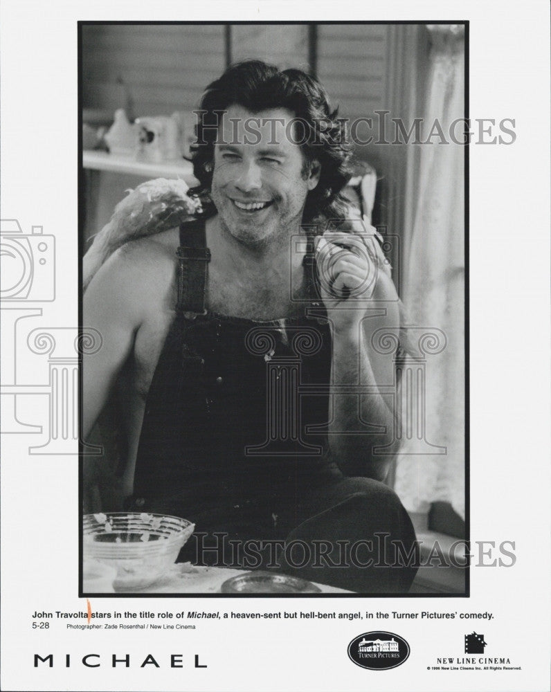 1996 Press Photo American Actor, Dancer And Singer John Travolta In &quot;Michael&quot; - Historic Images