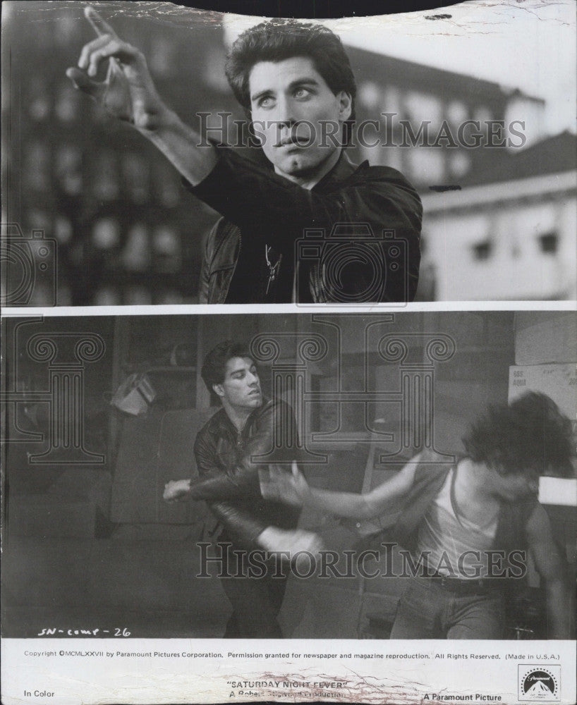 1983 Press Photo John Travolta starring in &quot; Saturday Night Fever &quot; - Historic Images