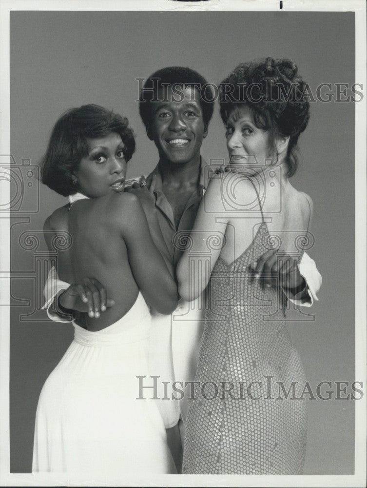 Press Photo Entertainer Ben Vereen with Lola Falana and Liz Rorres - Historic Images