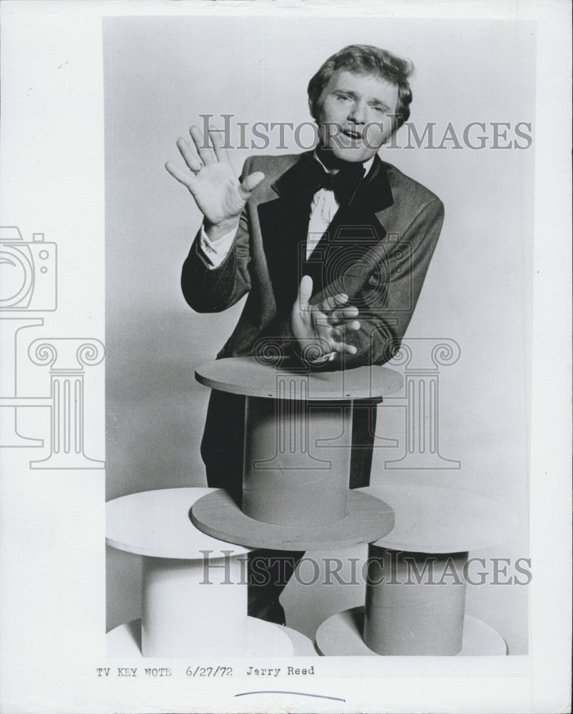 1972 Press Photo Singer Jerry Reed - Historic Images