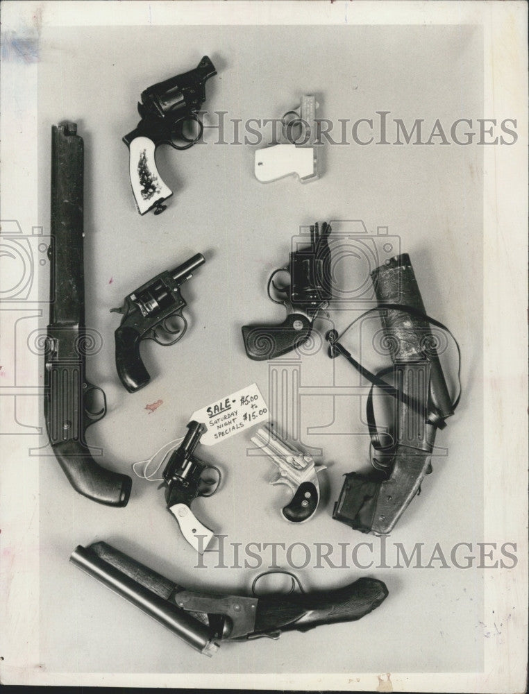 1976 Press Photo &quot;ABC News Closeup&quot; on Gun Control - Historic Images