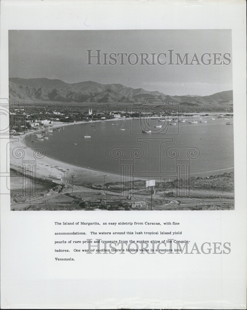 1964 Press Photo Island of Margarita off coast of Venezuela - Historic Images