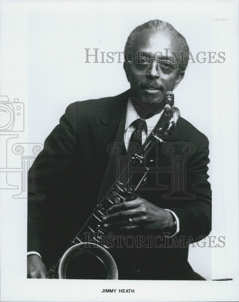 1989 Press Photo Musician Jimmy Heath - Historic Images