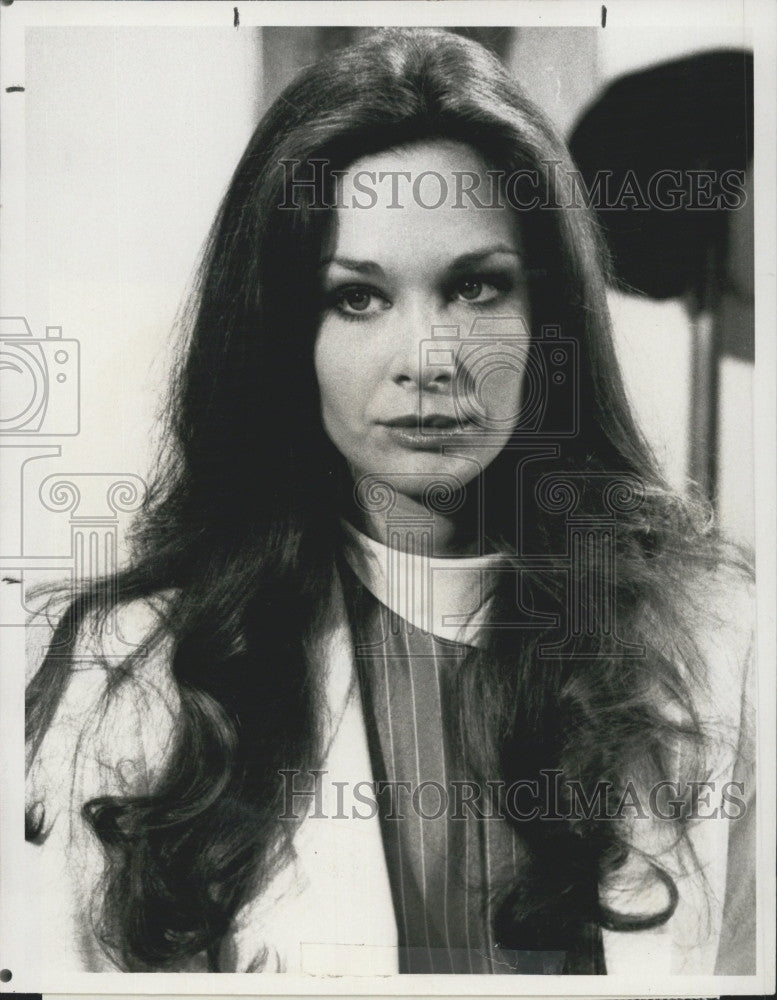 1981 Press Photo Actress Mary Crosby on &quot;Dallas&quot; - Historic Images