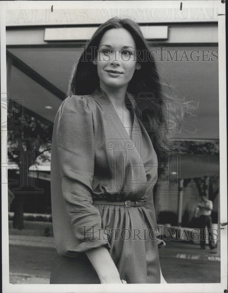 1981 Press Photo Actress Mary  Crosby in &quot;Dallas&quot; - Historic Images