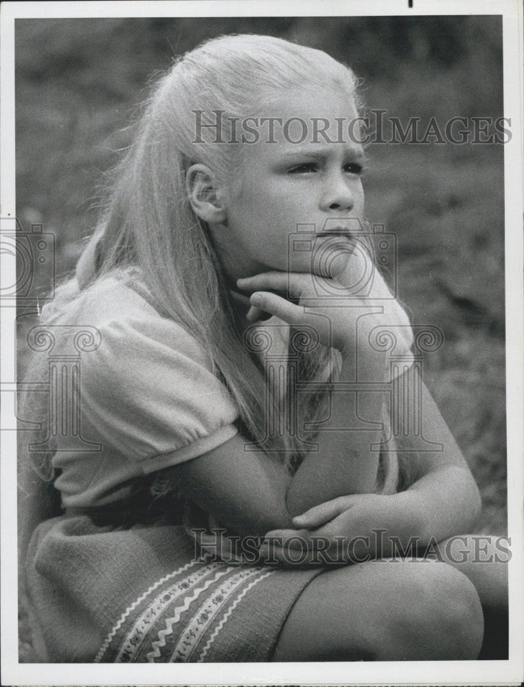 1970 Press Photo Actress Mary Frances Crosby in &quot;Goldilocks&quot; - Historic Images