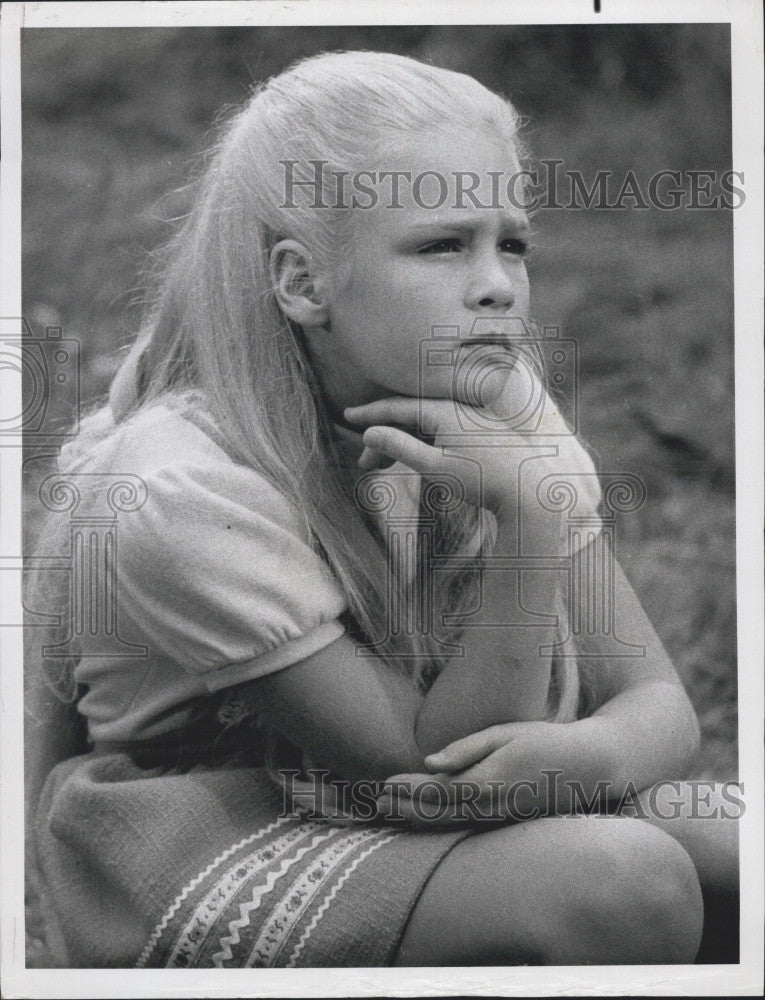 1970 Press Photo Actress Mary Frances Crosby in &quot;Goldilocks&quot; - Historic Images