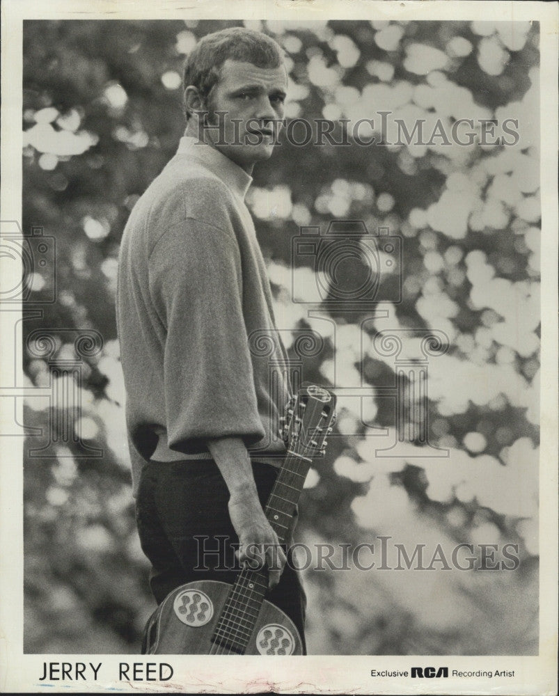 1970 Press Photo Jerry Reed  on RCA records - Historic Images