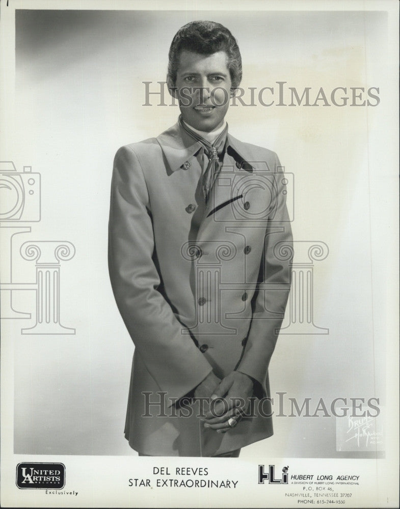 Singer Del Reeves Star Extrordinary of United Artists Vintage Photo ...