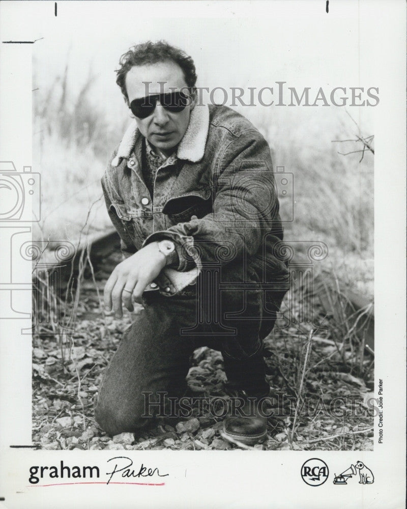 1988 Press Photo Singer, Graham Parker  on RCA records - Historic Images