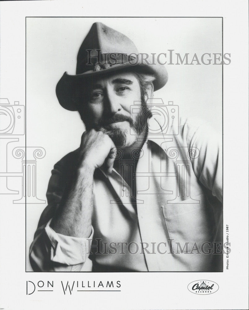 1987 Press Photo Singer Songwriter Don Williams - Historic Images