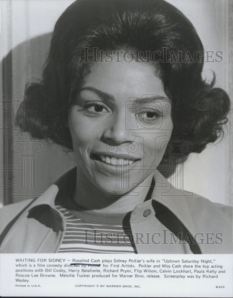 1975 Press Photo Actress Rosalind Cash Stars In Comedy &quot;Upton Saturday Night&quot; - Historic Images