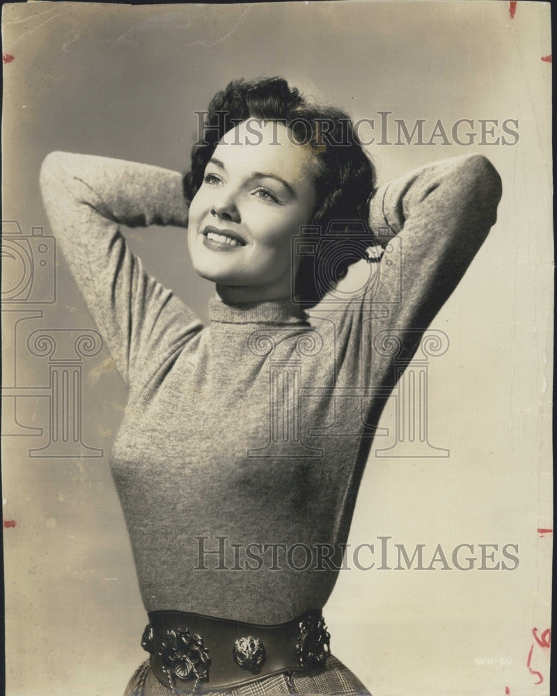 1950 Press Photo American Film And Television Actress Wanda Hendrix - Historic Images