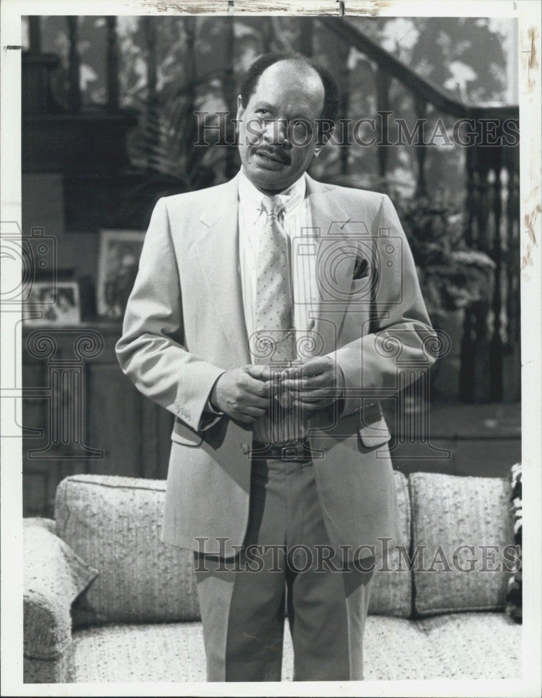 1986 Press Photo Sherman Hemsley of &quot;Amen&quot; - Historic Images