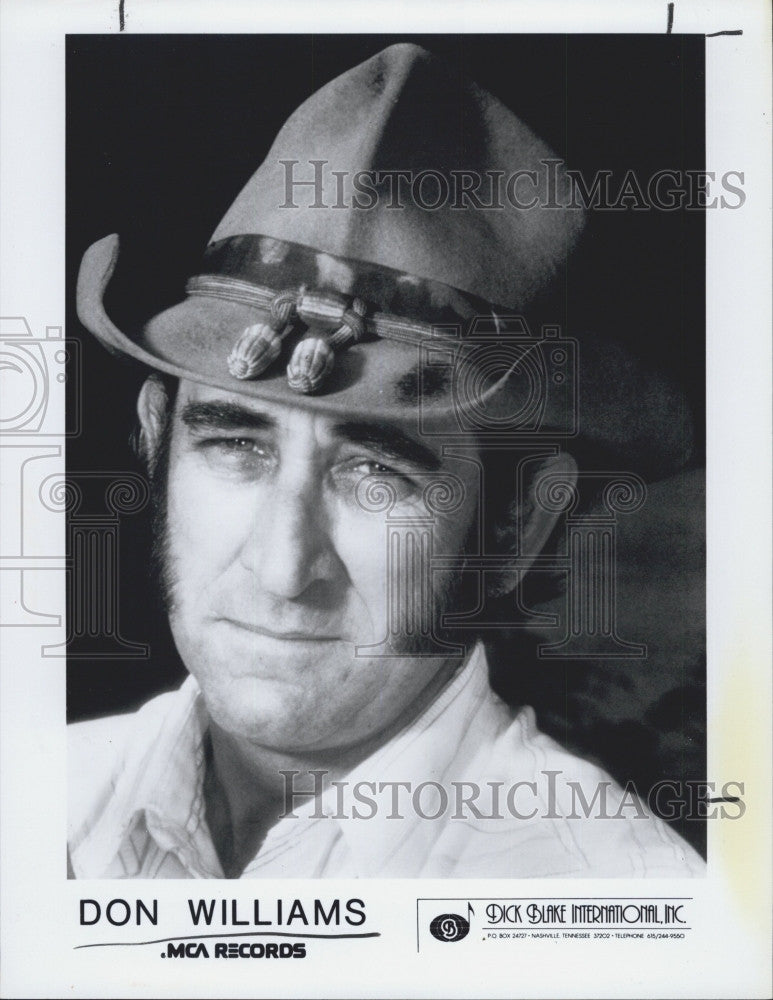 1961 Press Photo Don Williams, Singer - Historic Images