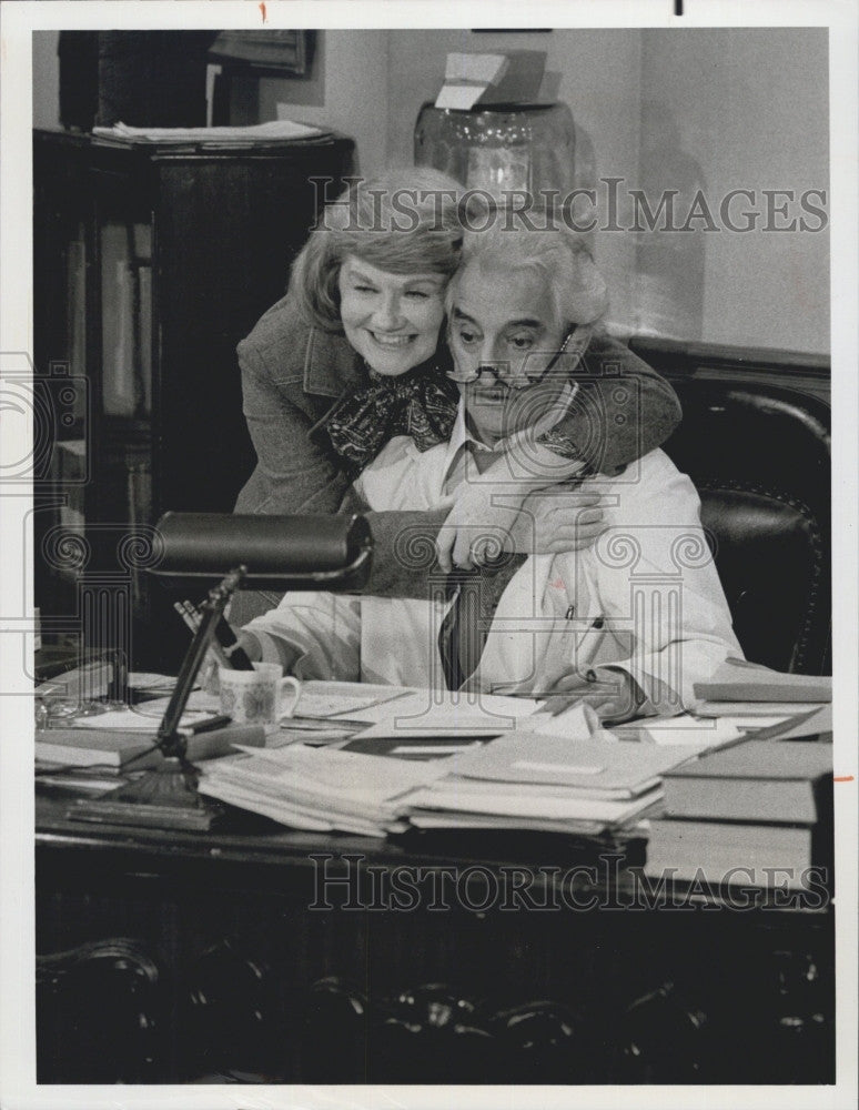 1976 Press Photo Comedian Danny Thomas on &quot;The Practice&quot; - Historic Images