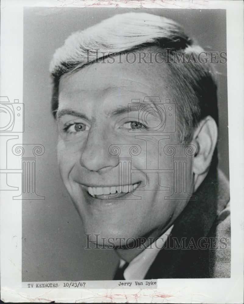 1967 Press Photo American comedian and actor Jerry Van Dyke - Historic Images