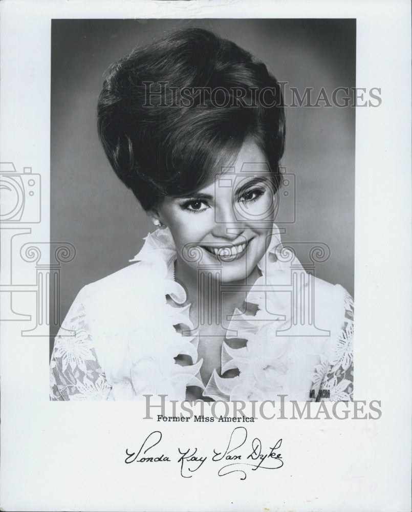 Miss America 1965 Vonda Kay Van Dyke 1969 Vintage Press Photo Print