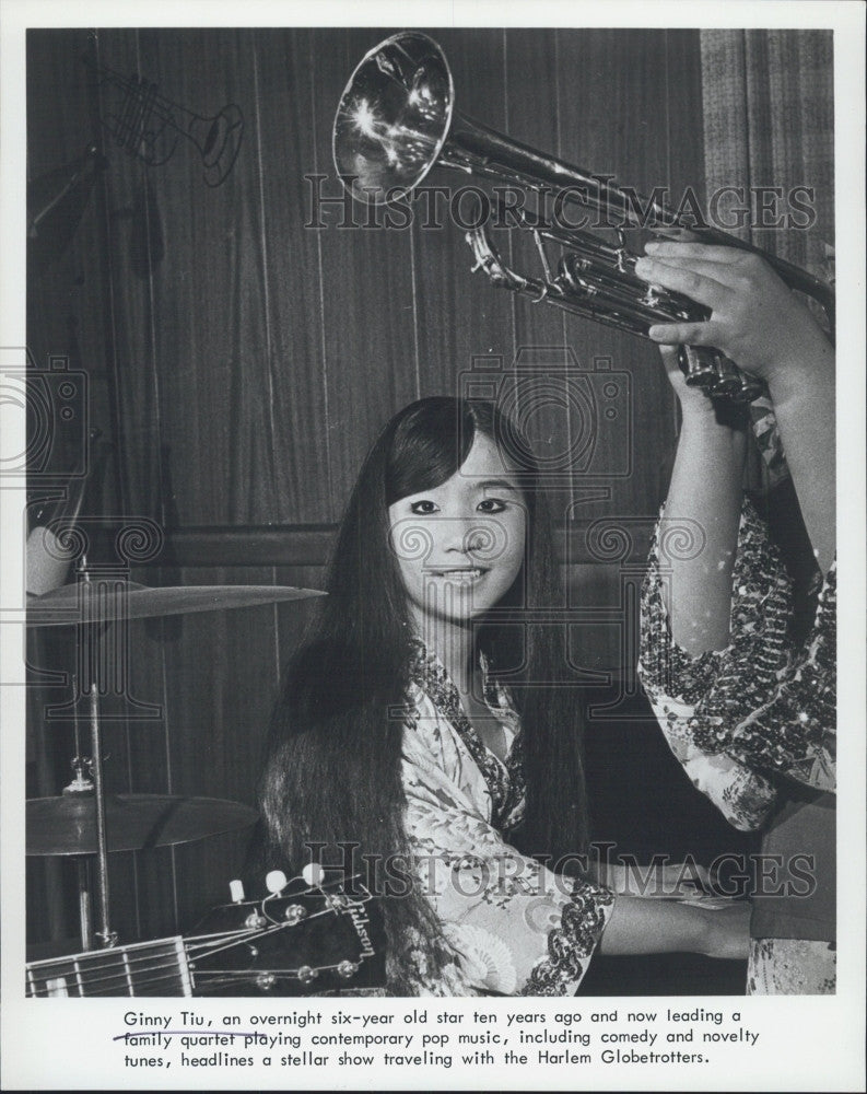 1970 Press Photo musician, entertainer and actress Ginny Tiu - Historic Images