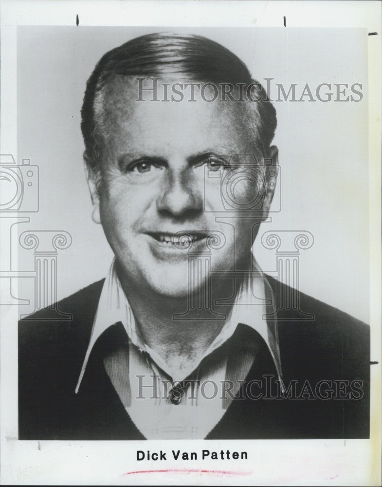 1986 Press Photo Actor Dick Van Patten - Historic Images