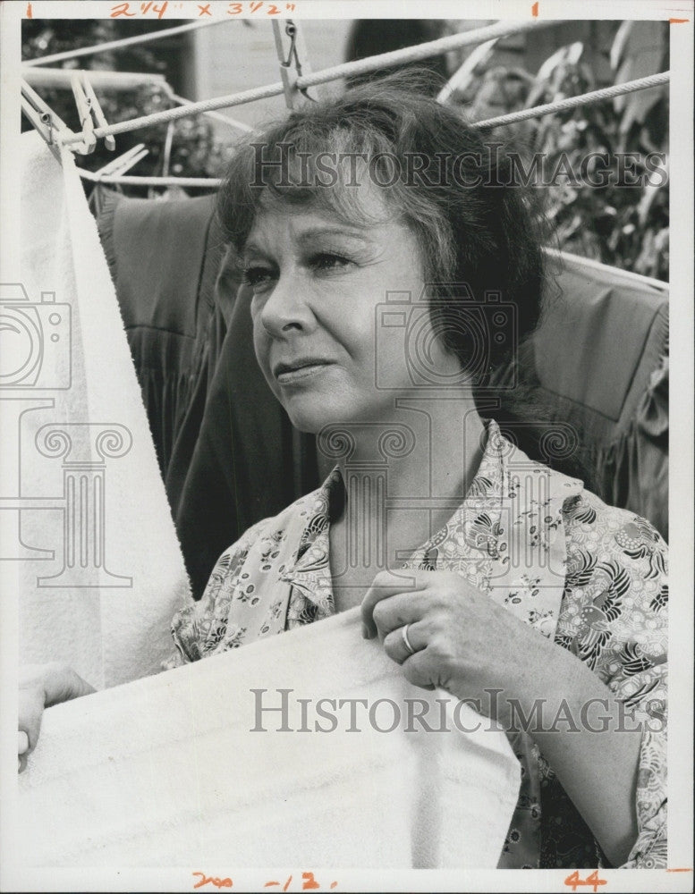 1973 Press Photo Actress Jo Van Fleet on &quot;Medical Center&quot; - Historic Images