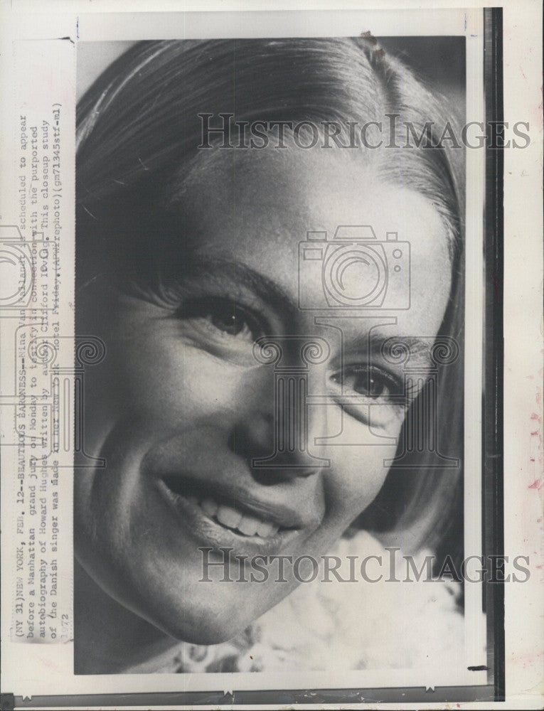 1979 Press Photo Nina Van Pallant before a NY Grand Jury - Historic Images