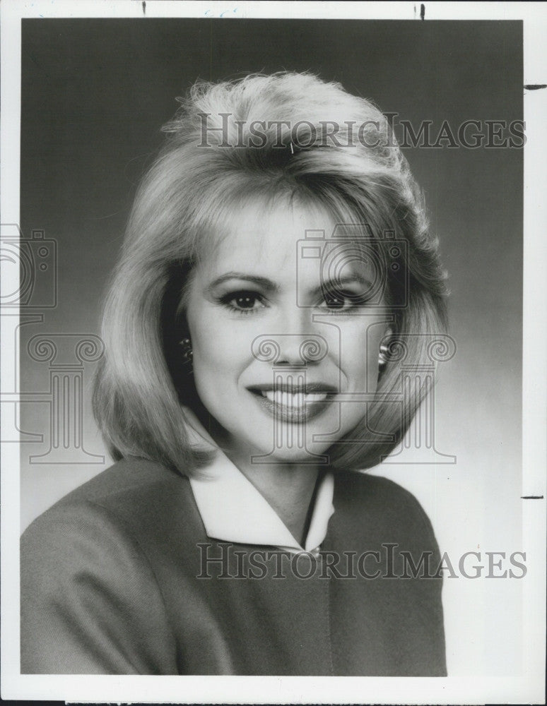 1989 Press Photo Bree Walker on &quot;People Magazine on TV&quot; - Historic Images