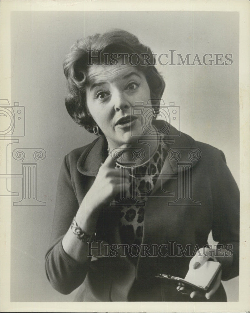 1969 Press Photo Peggy Cass  American actress, comedian, game show host. - Historic Images