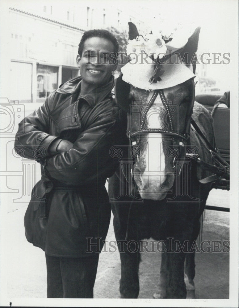 1988 Press Photo Mario Van Peebles stars in &quot;Sonny Spoon&quot;. - Historic Images