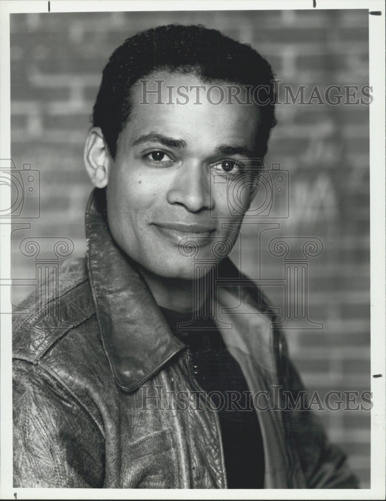 1988 Press Photo Actor/Director Mario Van Peebles star in &quot;Sonny Spoon&quot; - Historic Images