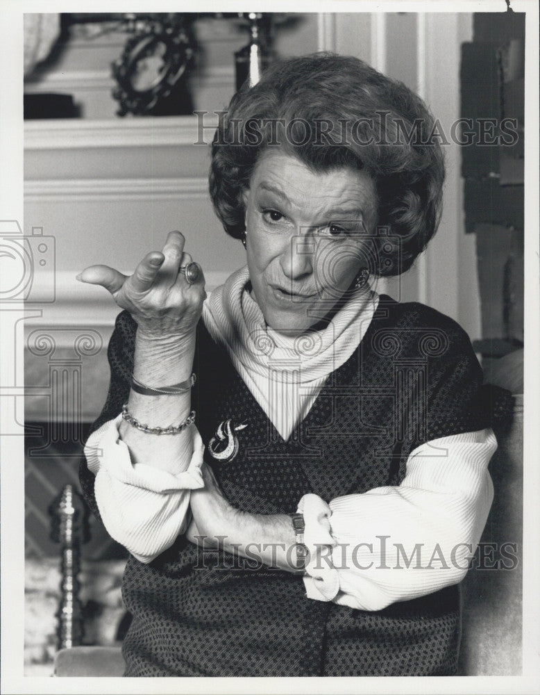 1987 Press Photo Actress And Comedian Nancy Walker In TV Series "Mama's Boy" - Historic Images