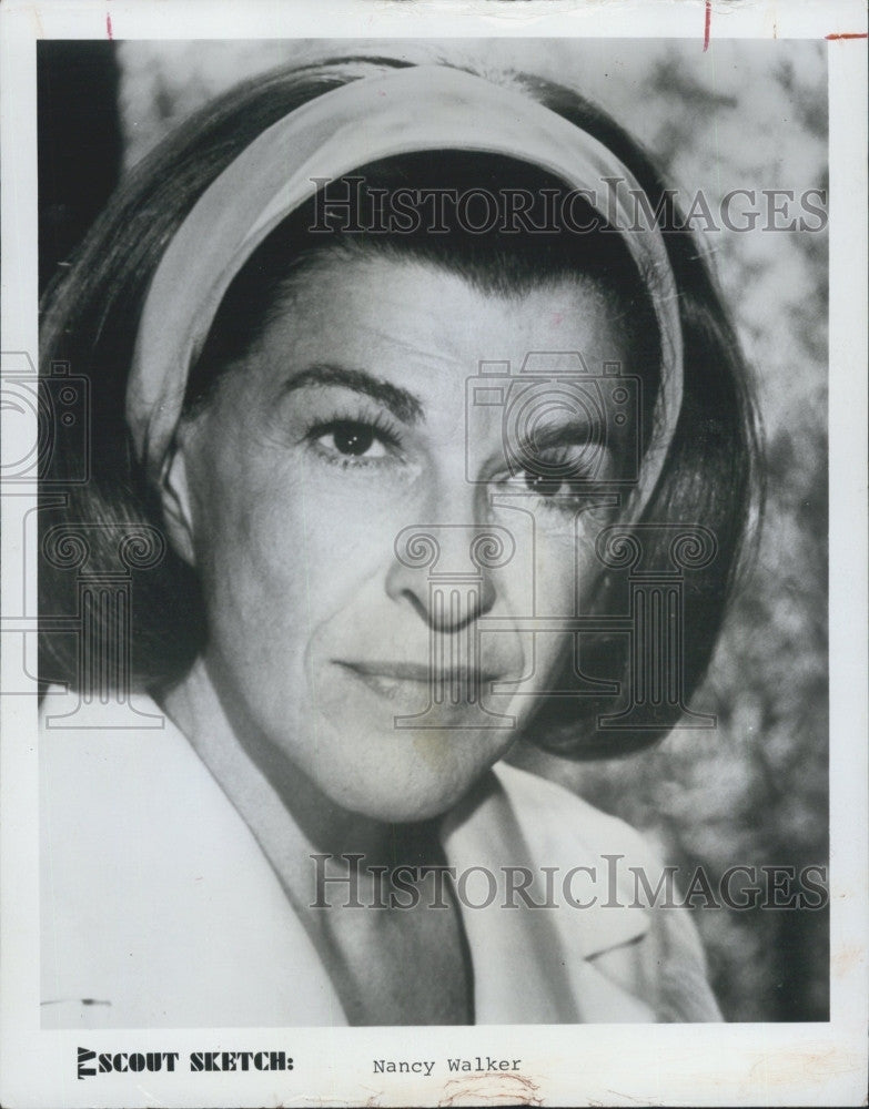 1974 Press Photo Actress And Comedian Nancy Walker &quot;The Nancy Walker Show&quot; - Historic Images