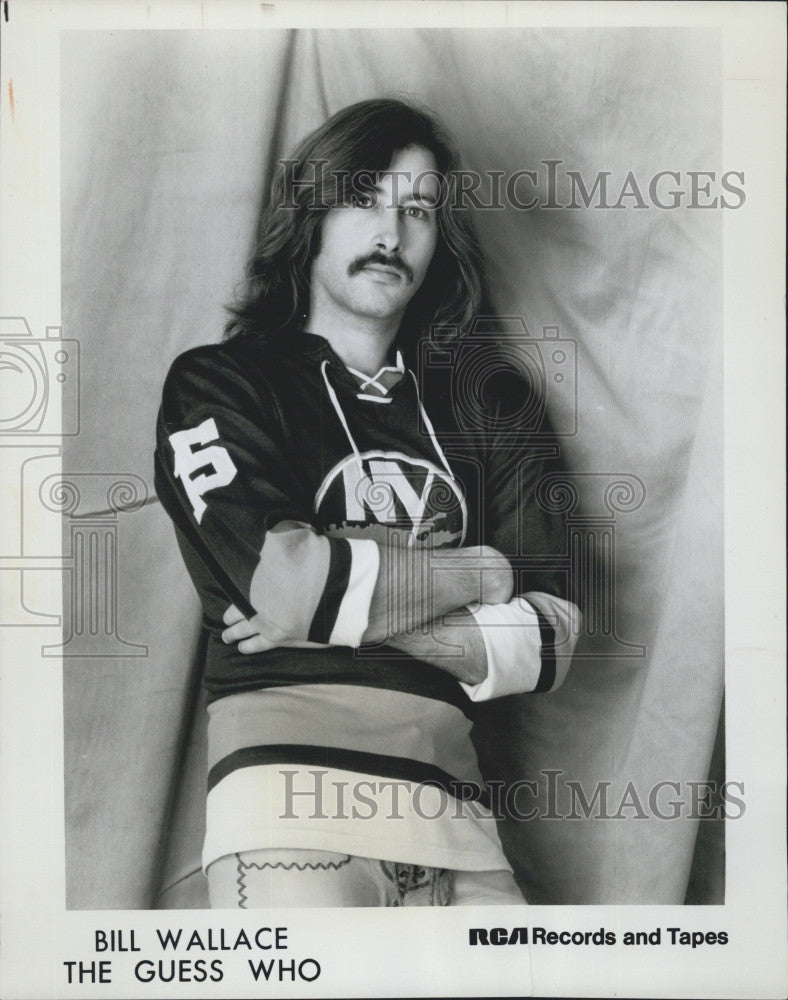 1975 Press Photo Billy Walker of &quot;The Guess Who&quot; on RCA Records - Historic Images