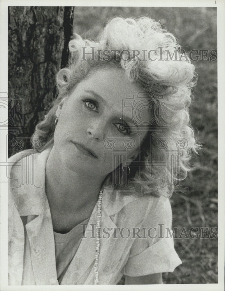 1984 Press Photo Actress Lee Remick is on the Run in &quot;Rearview Mirror&quot; - Historic Images