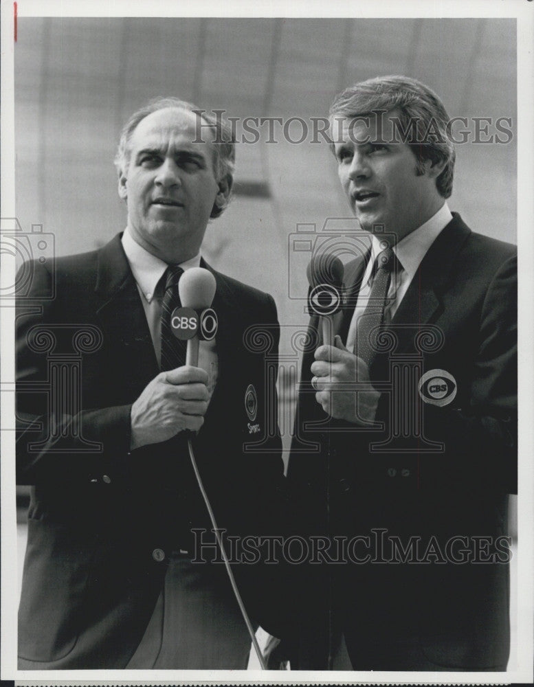 Press Photo Billy Packer, Sportscaster and Author - Historic Images