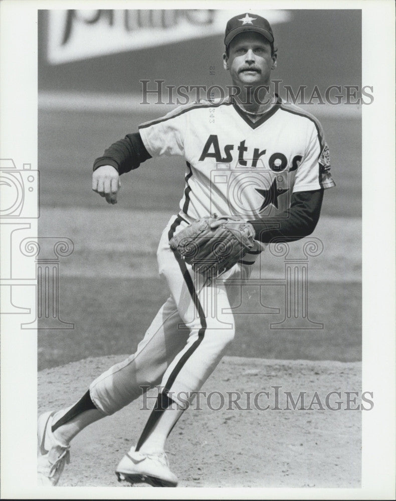1986 Press Photo Houston Astros Larry Andersen - Historic Images