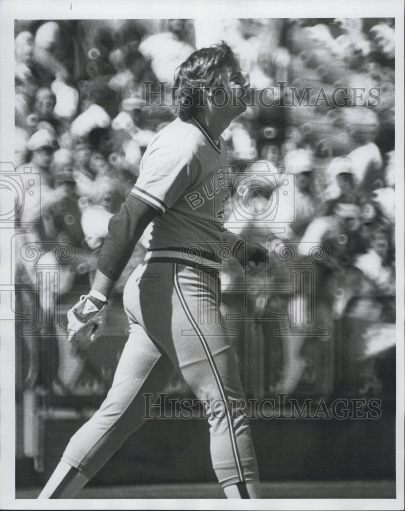 Press Photo Toronto Blue Jays Infielder Ted Cox - Historic Images