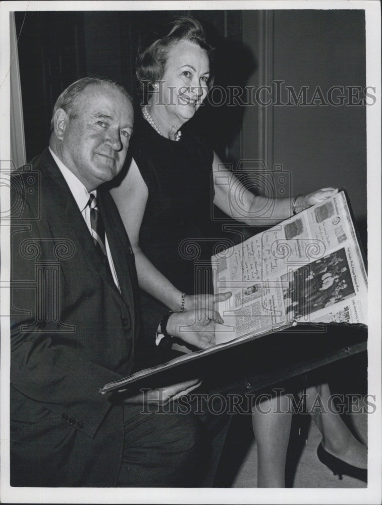 Press Photo Former Boston Red Sox Manger Joe Cronin And His Wife Mildred - Historic Images