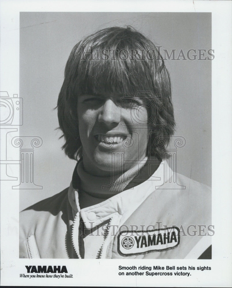 1979 Press Photo Motocross And Supercross Racer Mike Bell - Historic Images