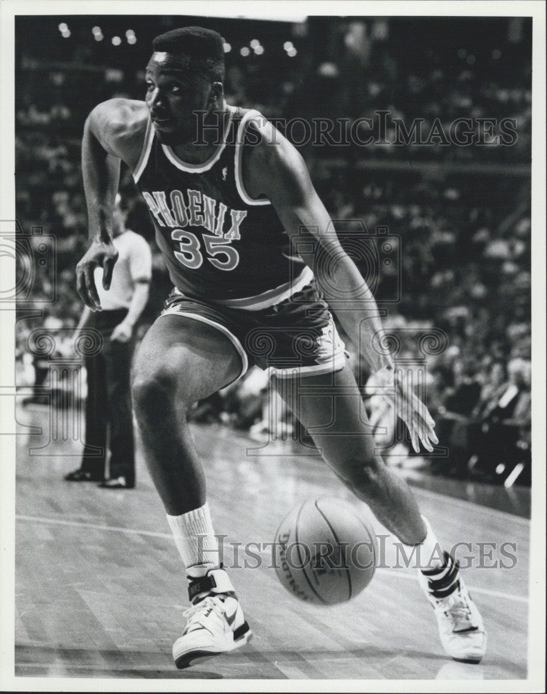 Press Photo Phoenix Suns Basketball Player Armen Louis Gilliam &quot;The Hammer&quot; - Historic Images