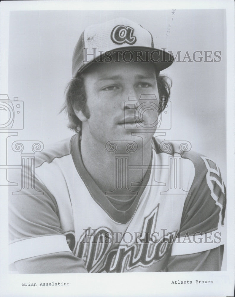 1977 Press Photo Atlanta Braves, Brian Asselstine - Historic Images