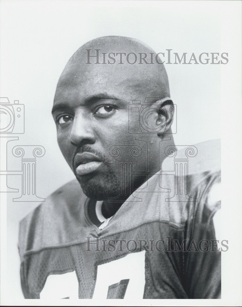 Press Photo NY Giants, Rodney Hampton ready to play - Historic Images