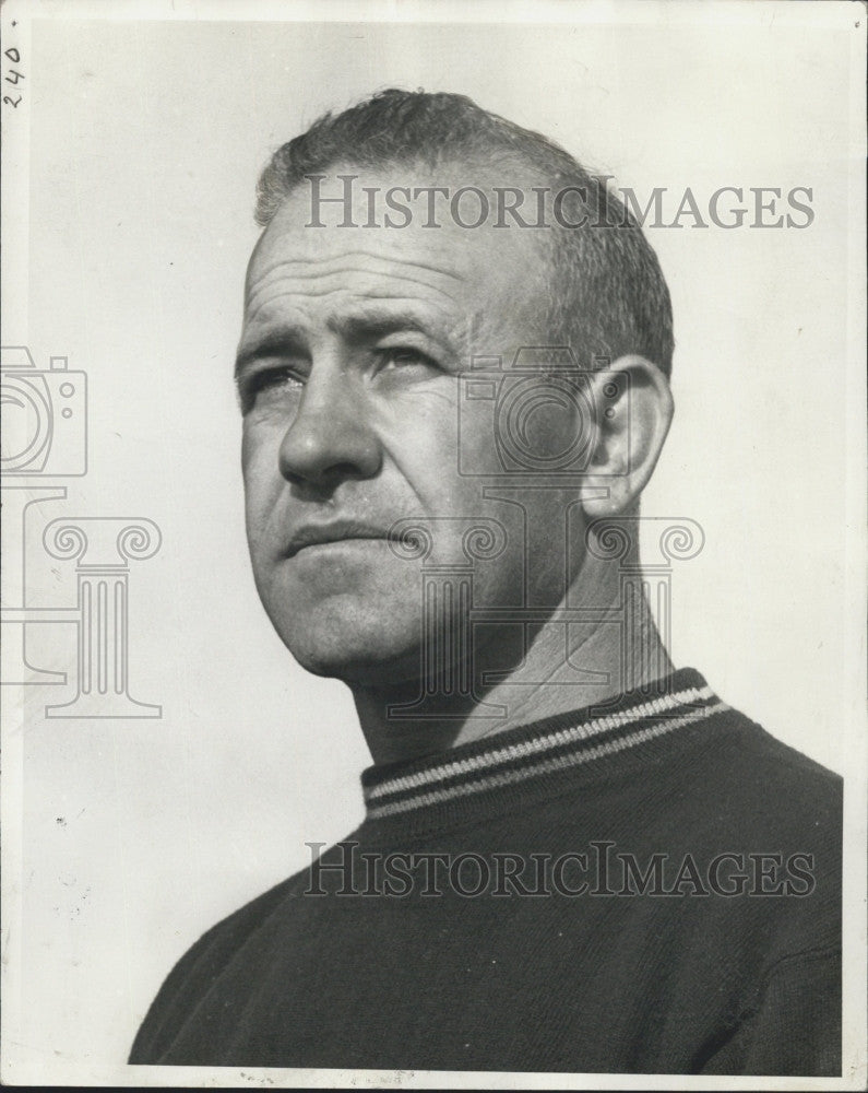 1965 Press Photo High School Football Coach JA Brown - Historic Images