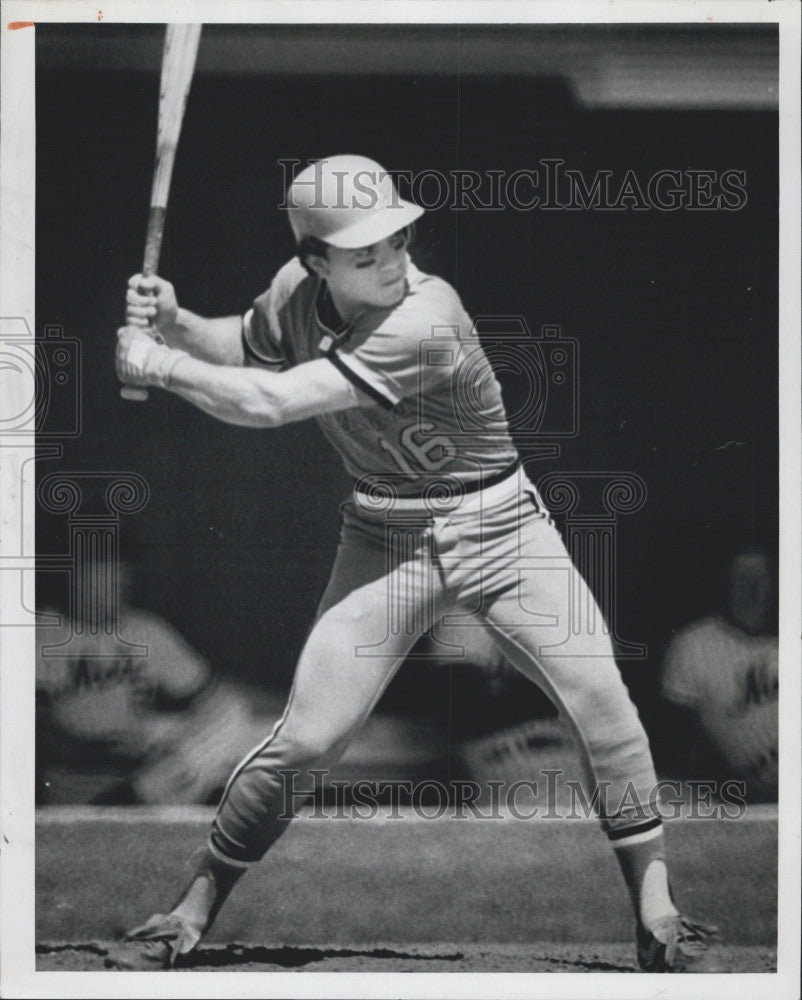 1981 Press Photo Sixto Lezcano,rightfielder with St Louis Cards - Historic Images