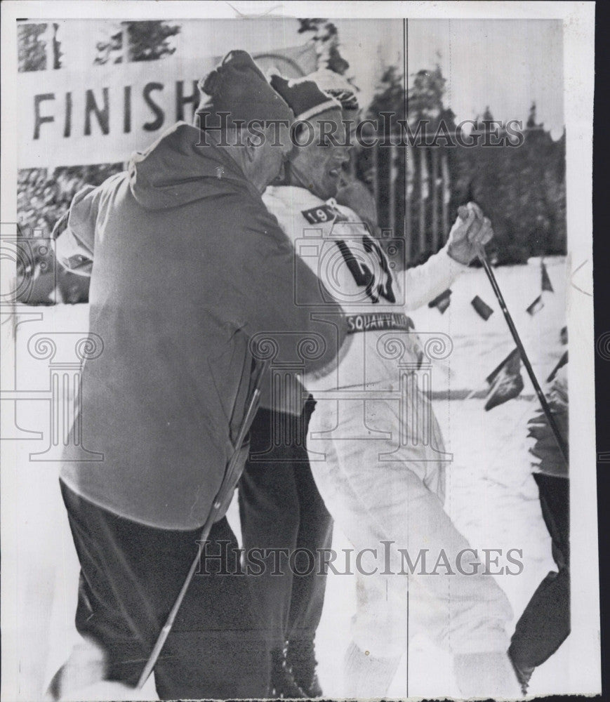 1960 Press Photo Sweden&#39;s Pro Skier Sixten Jernberg - Historic Images