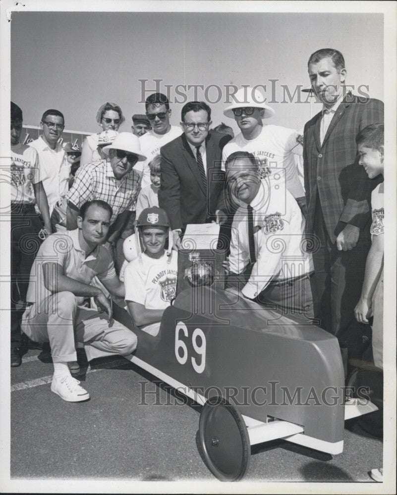 1964 Press Photo Soap Box Derby winner Robert Maltais - Historic Images